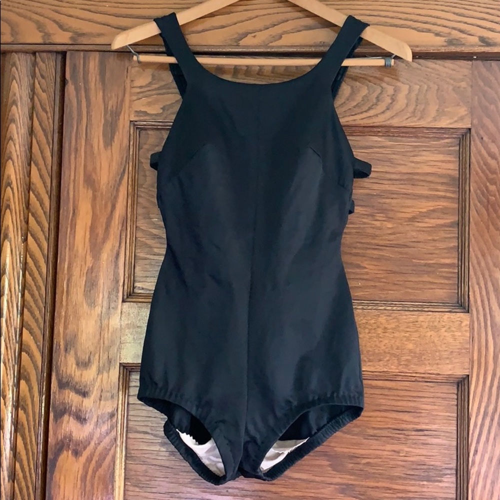 Coles of California Vintage Swimsuit Small Black